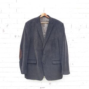Chaps Corduroy Sport Coat Brown Elbow Patch